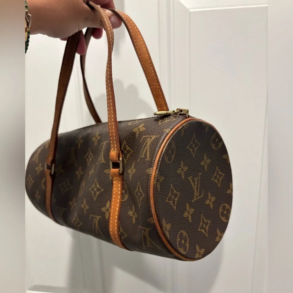 Louis Vuitton Barrel Monogram Brown Papillon Bag 30